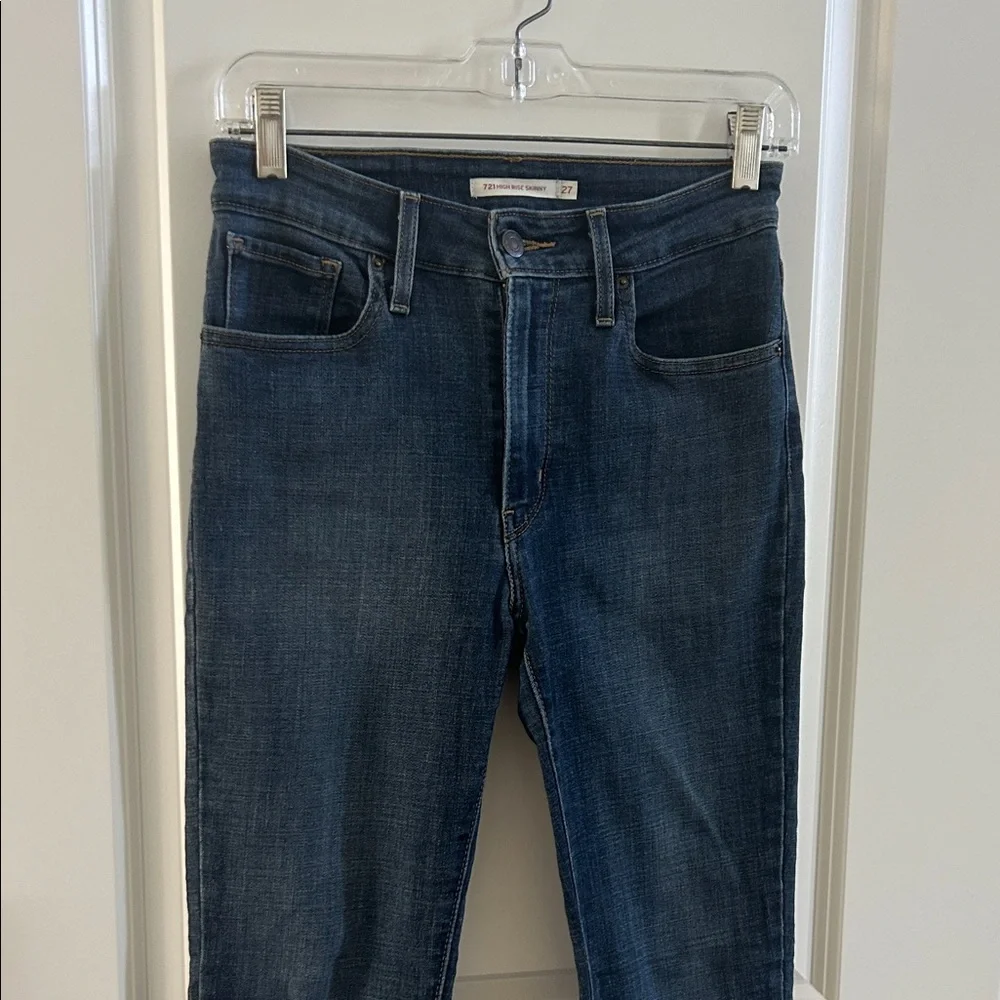 Levi's 721 high rise Skinny Jeans - Picture 3 of 5